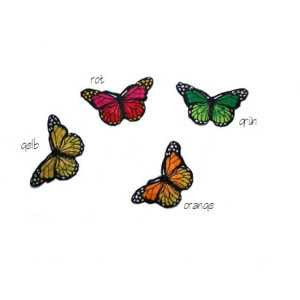 1 Stk Schmetterlingaufbügler - Farbwahl